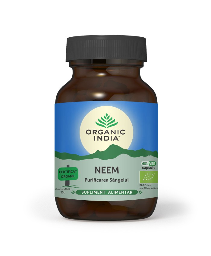 Neem | Antibiotic si Antifungic Natural, 60 capsule vegetale*
