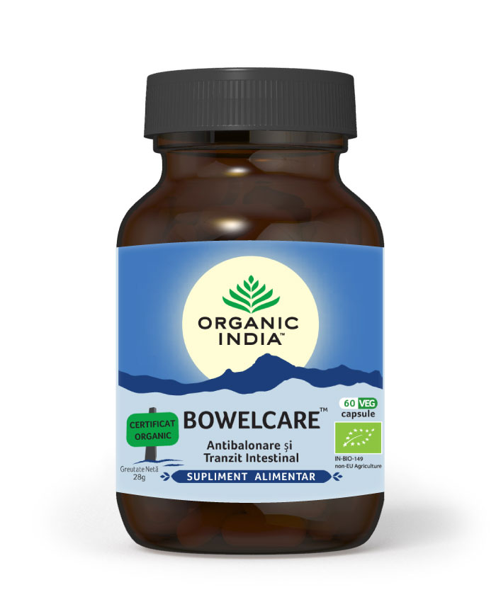 Bowelcare | Tranzit Intestinal, Combate Balonarea, 60 capsule vegetale*