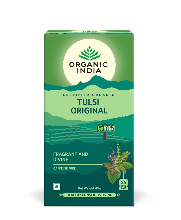 Ceai Tulsi (Busuioc Sfant) Original | Antistres Natural & Energizant, plicuri*