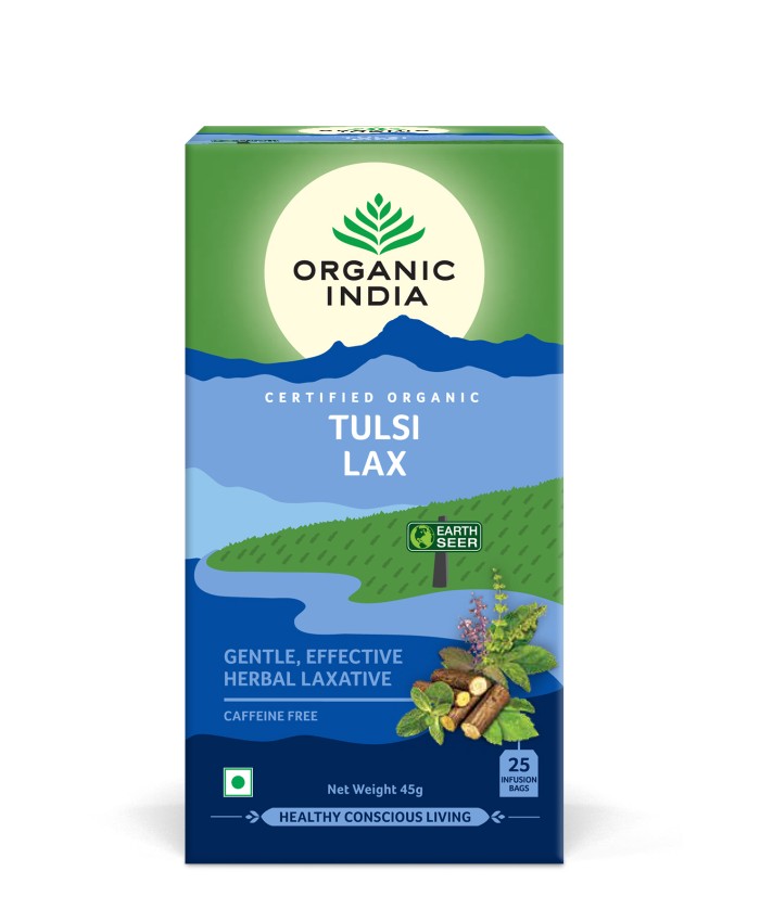 Ceai Tulsi Lax (Busuioc Sfant) | Ceai pentru Constipatie, Laxativ Natural Bland si Eficient cu Senna, plicuri*